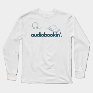 Audiobookin' Period - Graphics - Blue Long Sleeve T-Shirt